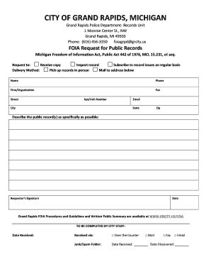 Video Request Form. . Foia request illinois state police
